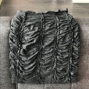 Robert Rodriguez Gray pencil skirt